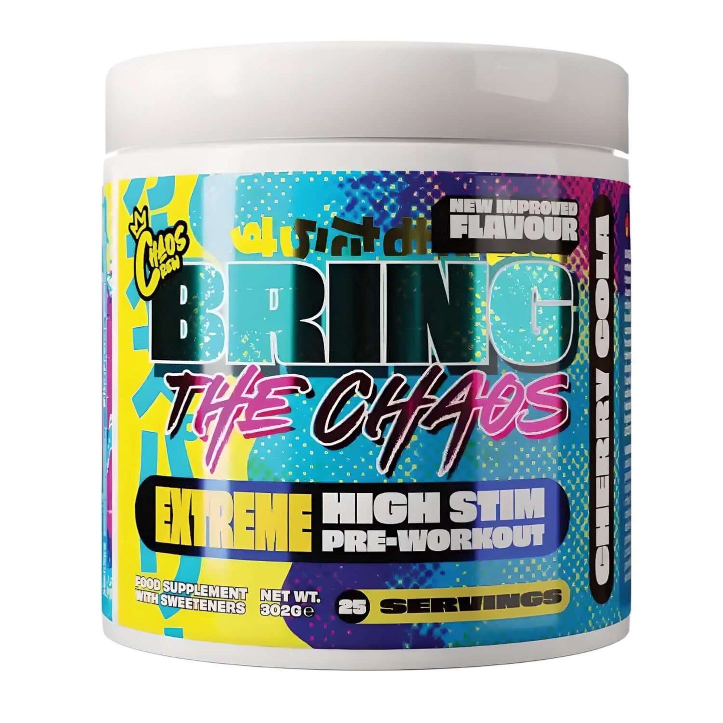 Chaos Crew Bring The Chaos Size: 25 Svgs Flavour: Cherry Cola