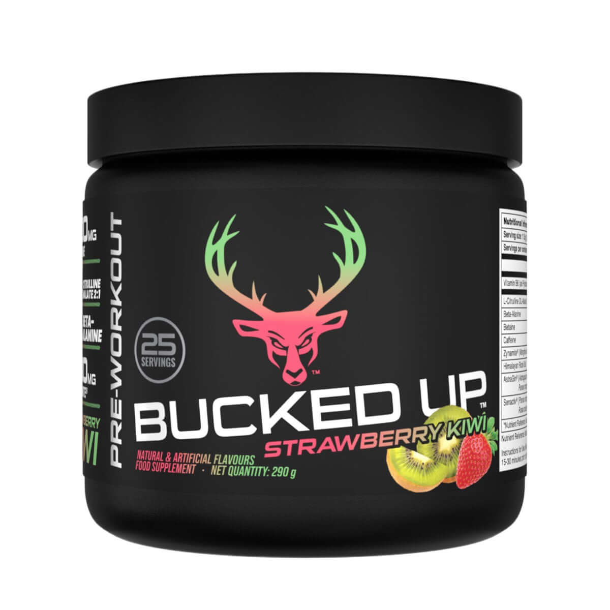 Bucked Up Pre Workout Size: 25 Svgs Flavour: Kiwi Strawberry