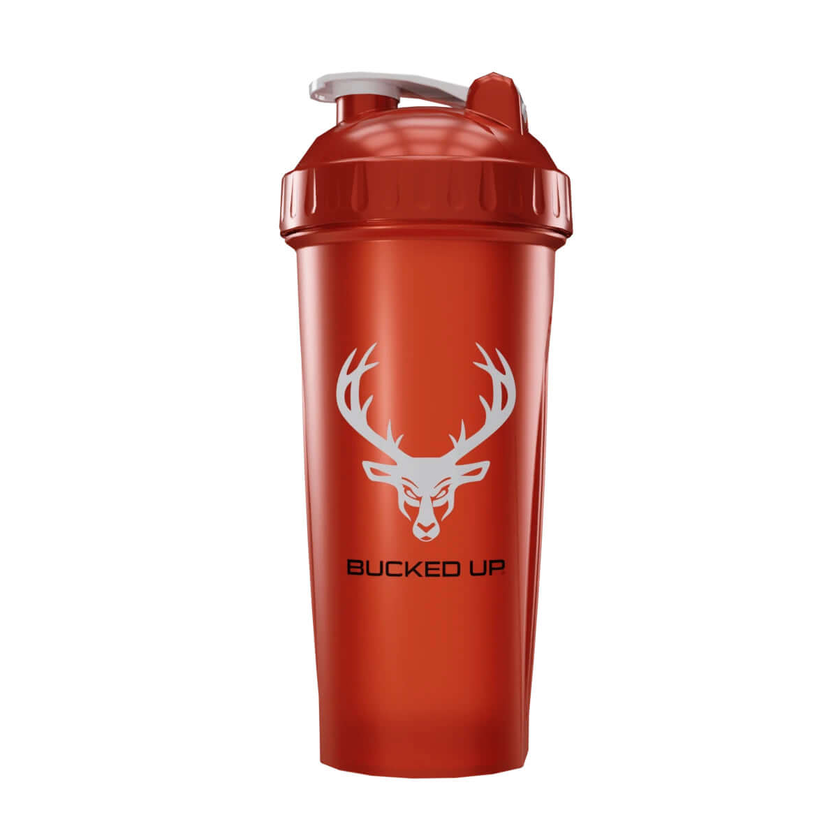 Bucked Up Perfect Protein Shaker Red