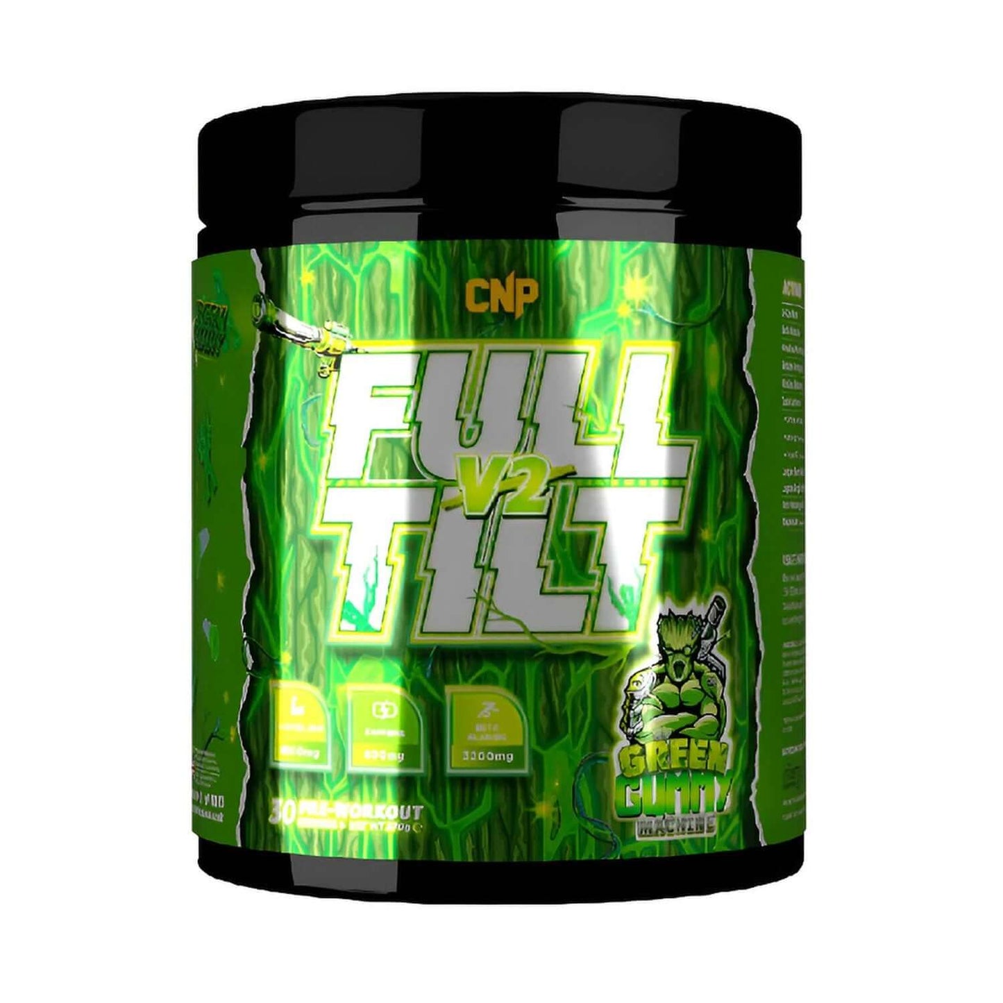 CNP Full Tilt Size: 300g Flavour: V2 Green Gummy