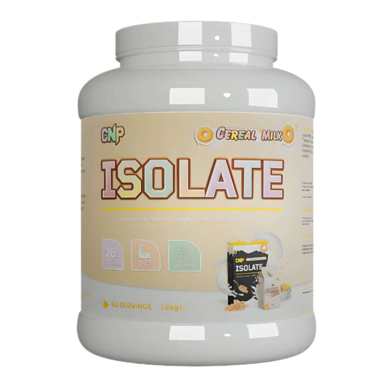 CNP Whey Isolate Size: 1.8kg Flavour: Cereal Milk
