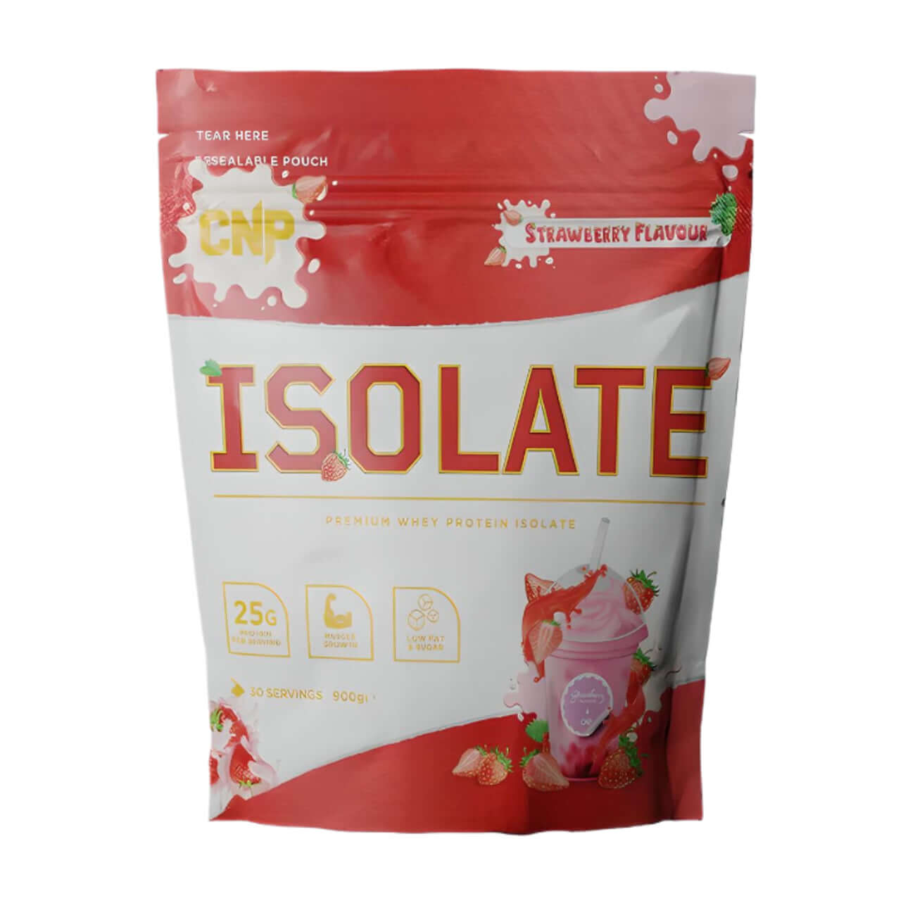CNP Whey Isolate Size: 900g Flavour: Strawberry