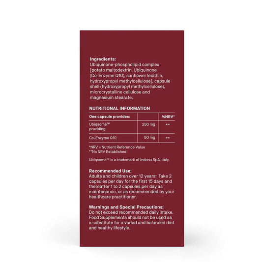 Natroceutics Co Enzyme Q10 Advanced Nutrition Facts