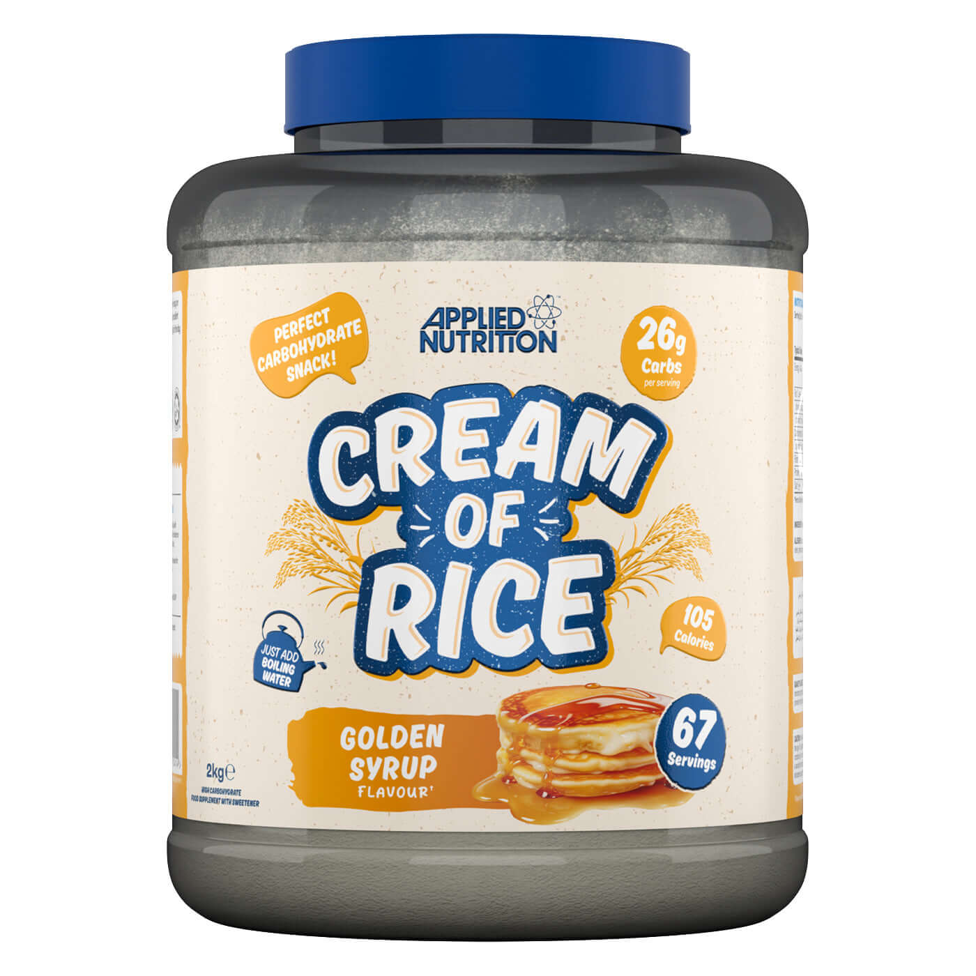 Applied Nutrition Cream of Rice Size: 2kg Flavour: Golden Syrup