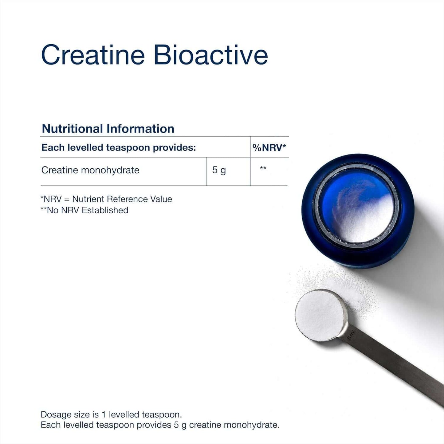 Natroceutics Creatine Bioactive Nutrition Facts