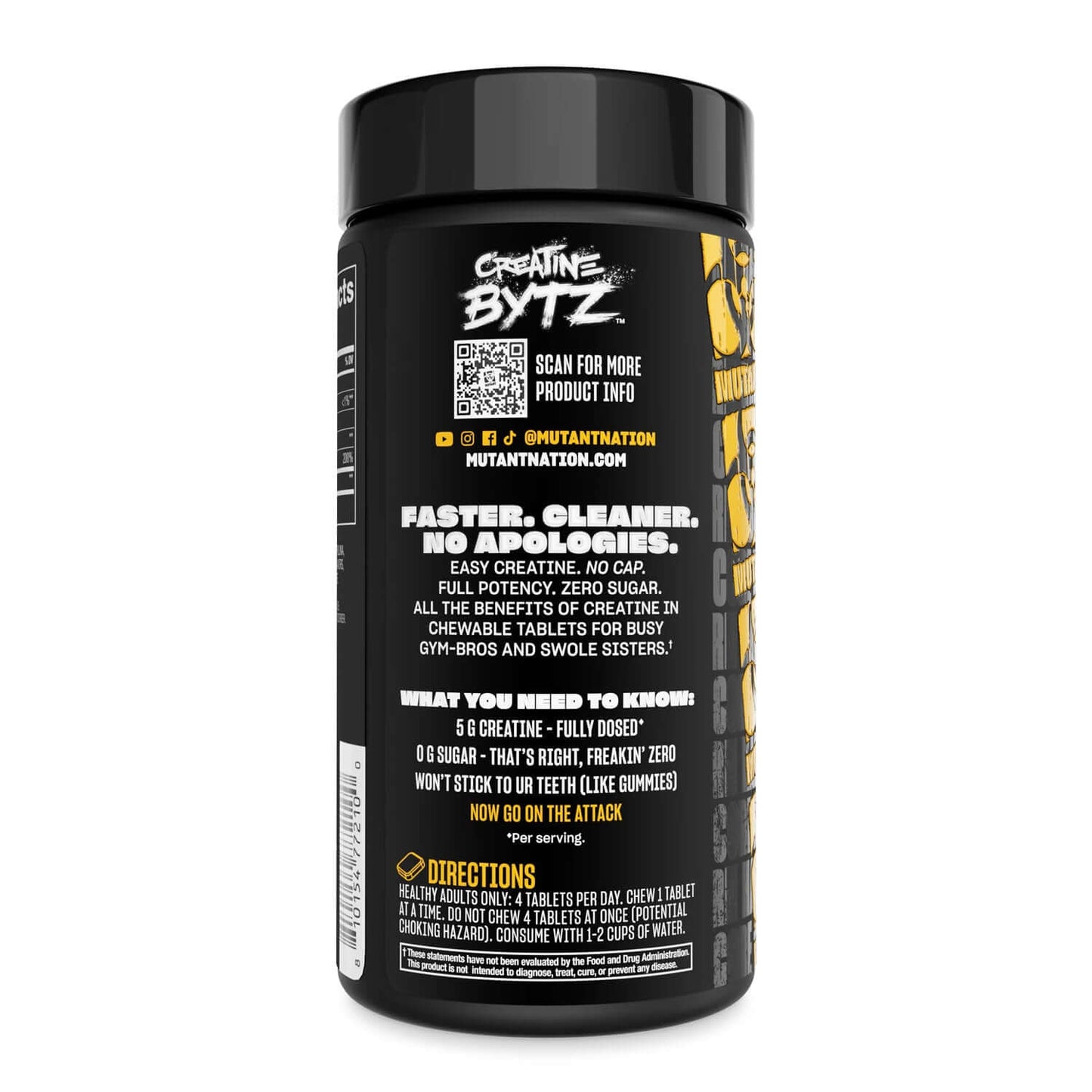 Mutant Creatine Bytz Label