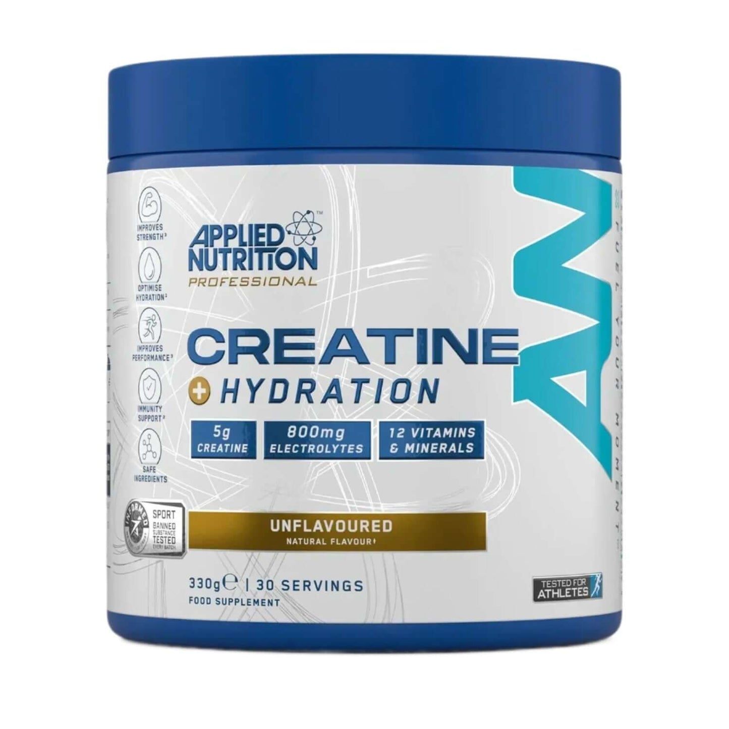 Applied Nutrition Creatine + Hydration Size: 360g Flavour: Blue Raspberry