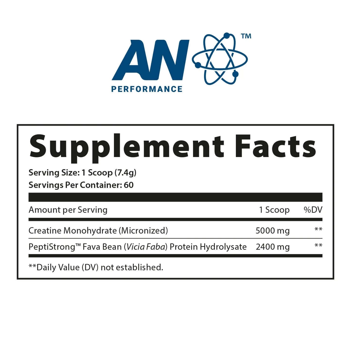 Applied Nutrition Creatine + Peptide Nutrition Facts
