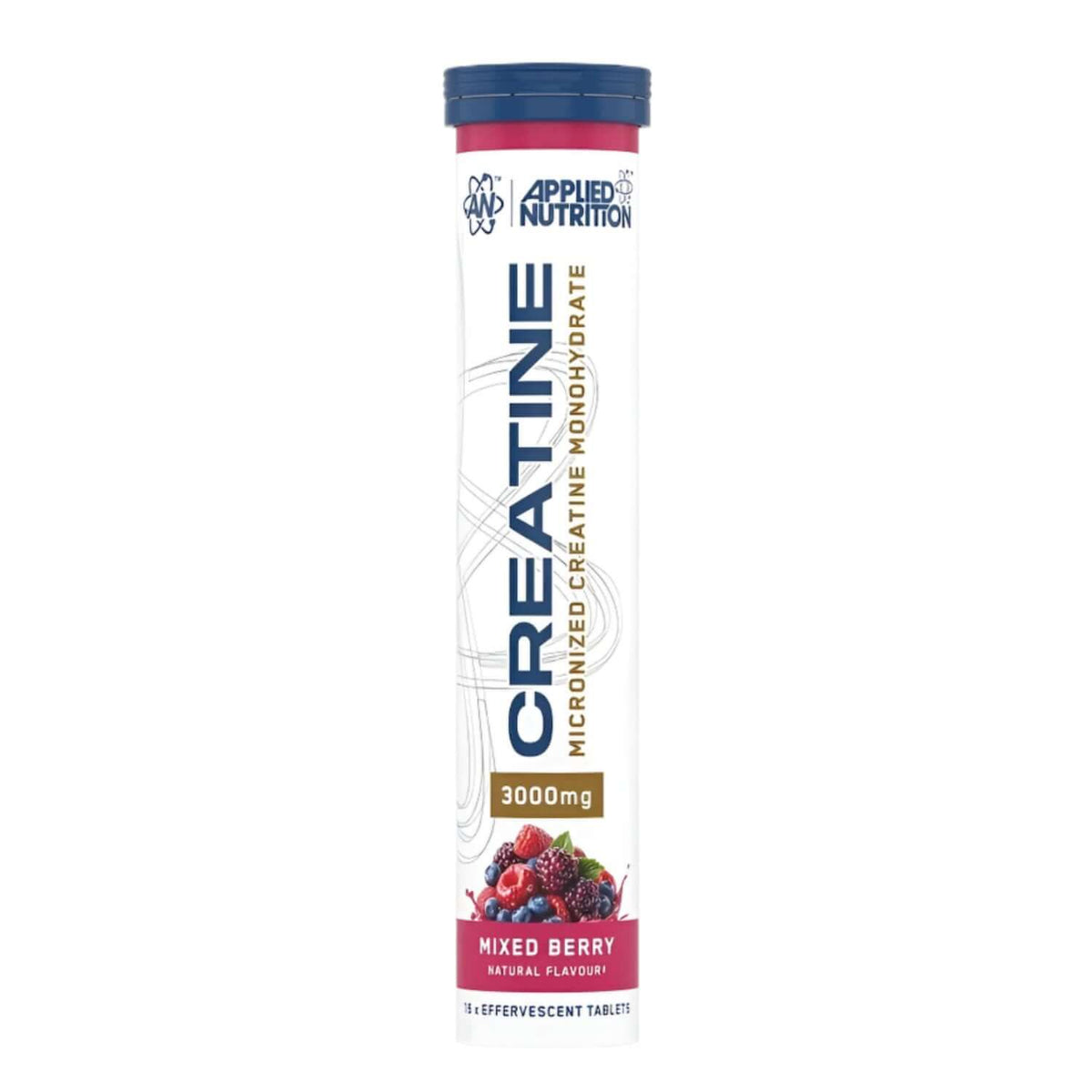 Applied Nutrition Creatine Monohydrate Effervescent Tablets Size: 1 x 20 Tablets Flavour: Mixed Berry