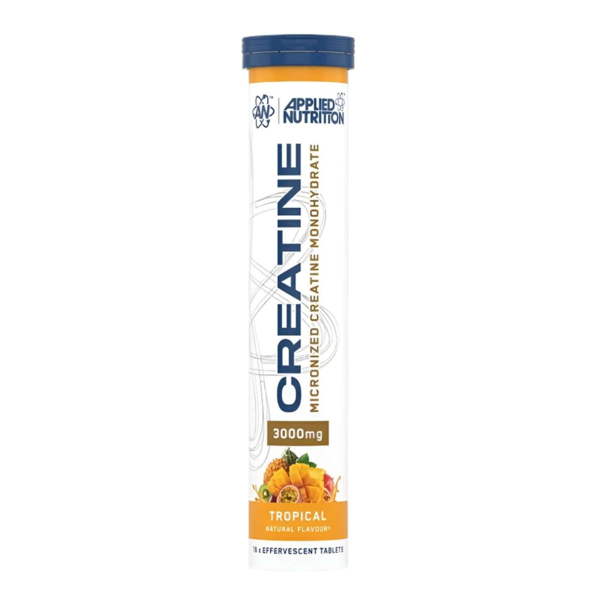Applied Nutrition Creatine Monohydrate Effervescent Tablets Size: 1 x 20 Tablets Flavour: Tropical