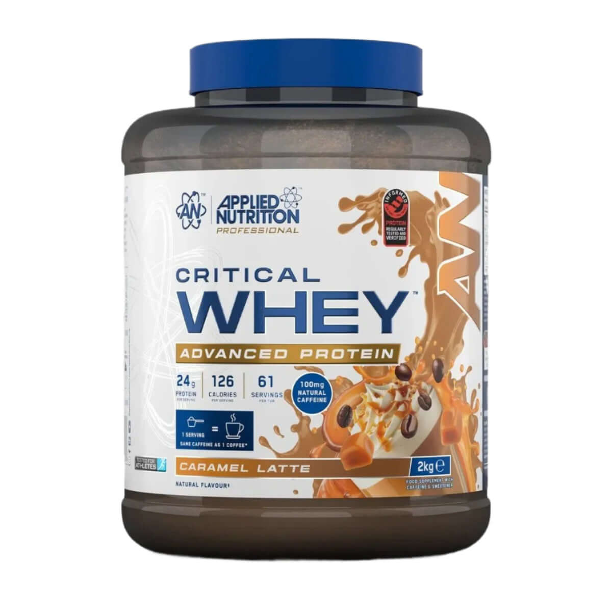 Applied Nutrition Critical Whey Size: 2kg Flavour: Caramel Latte