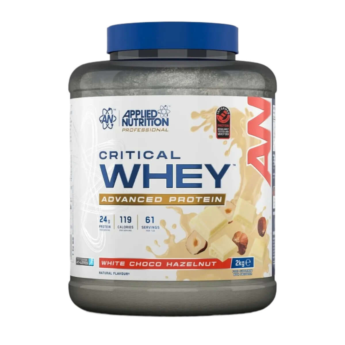 Applied Nutrition Critical Whey Size: 2kg Flavour: White Chocolate Hazelnut Bueno