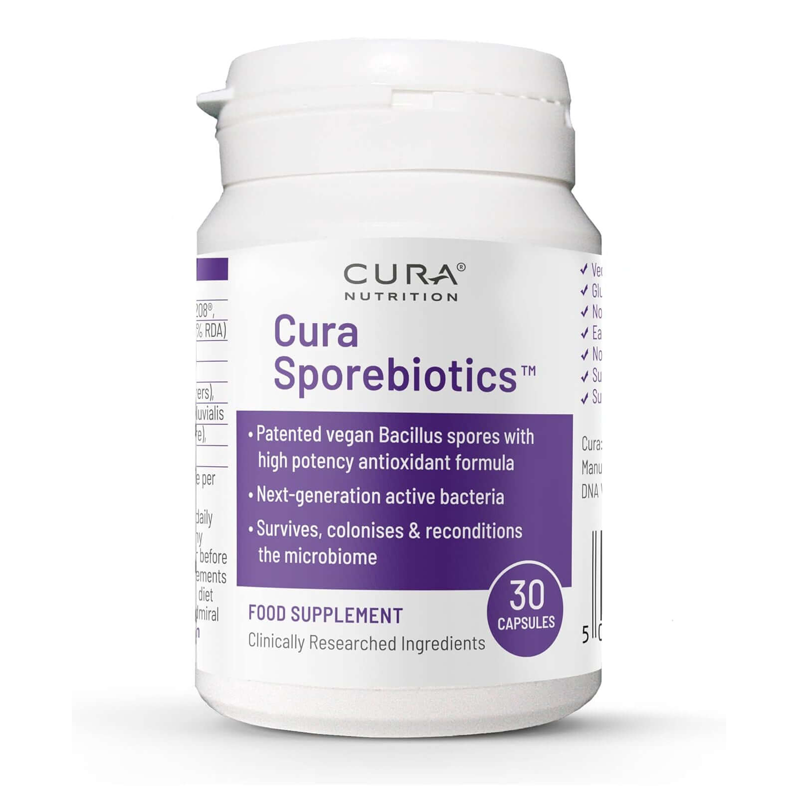 Cura Nutrition CuraSporeBiotics probiotic supplement