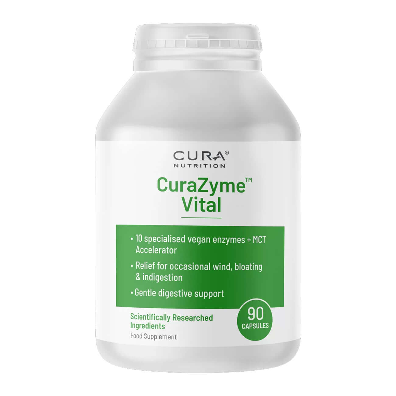Cura Nutrition CuraZyme Vital Size: 90 Capsules