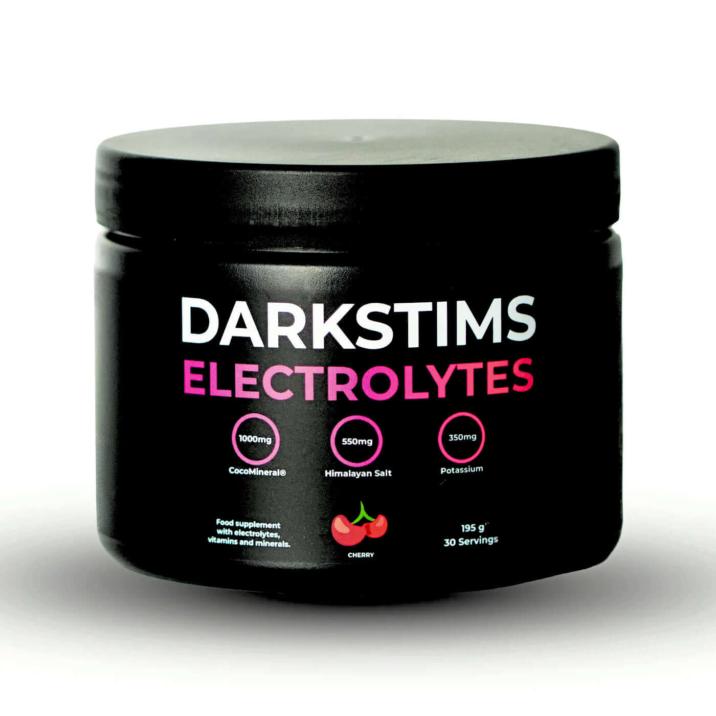DarkStims Electrolytes Size: 195g Flavour: Fruit Punch
