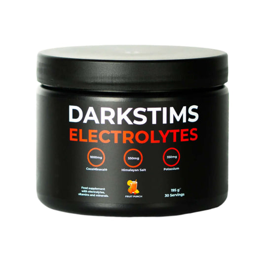 DarkStims Electrolytes Size: 195g Flavour: Fruit Punch