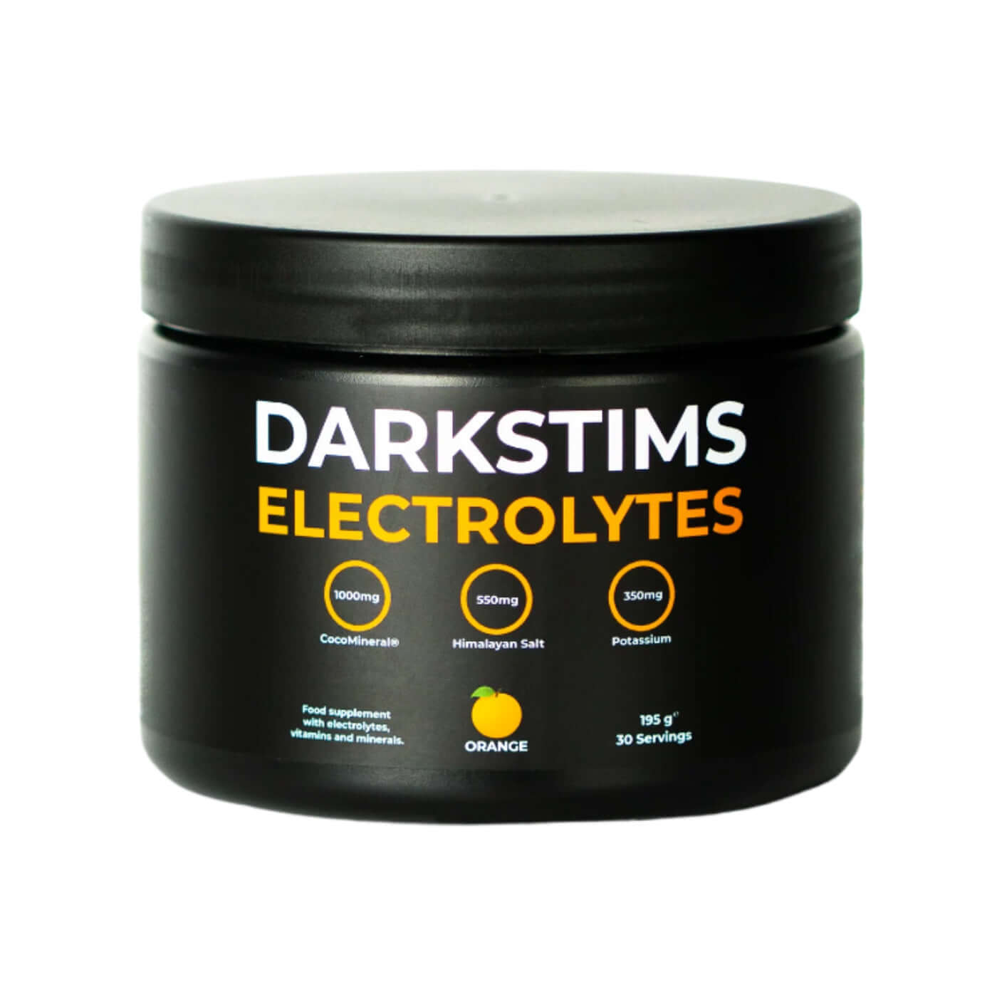 DarkStims Electrolytes Size: 195g Flavour: Orange