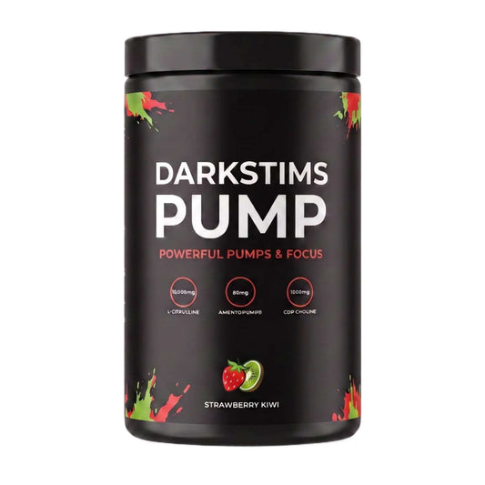 DarkStims Pump V2 Size: 520g Flavour: Strawberry Kiwi
