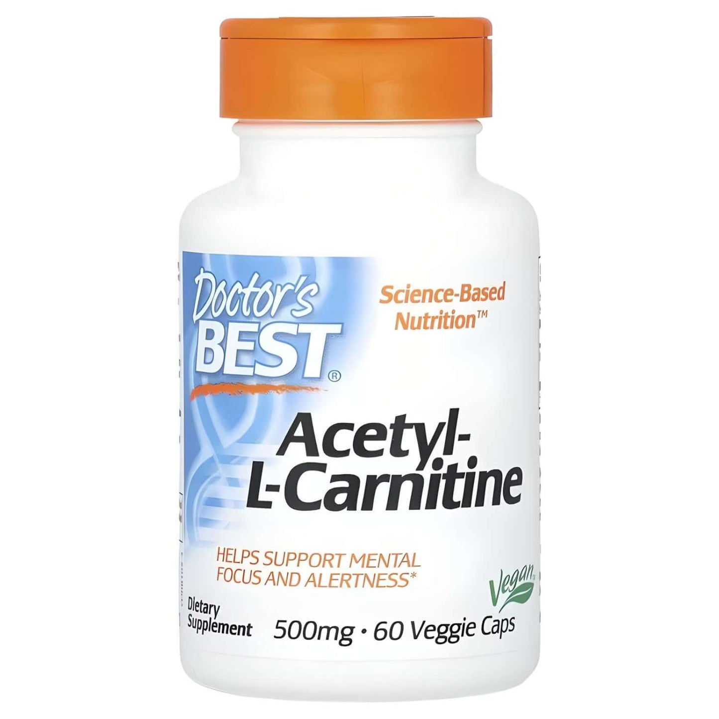 Doctor's Best Acetyl L Carnitine 500mg Size: 60 Capsules
