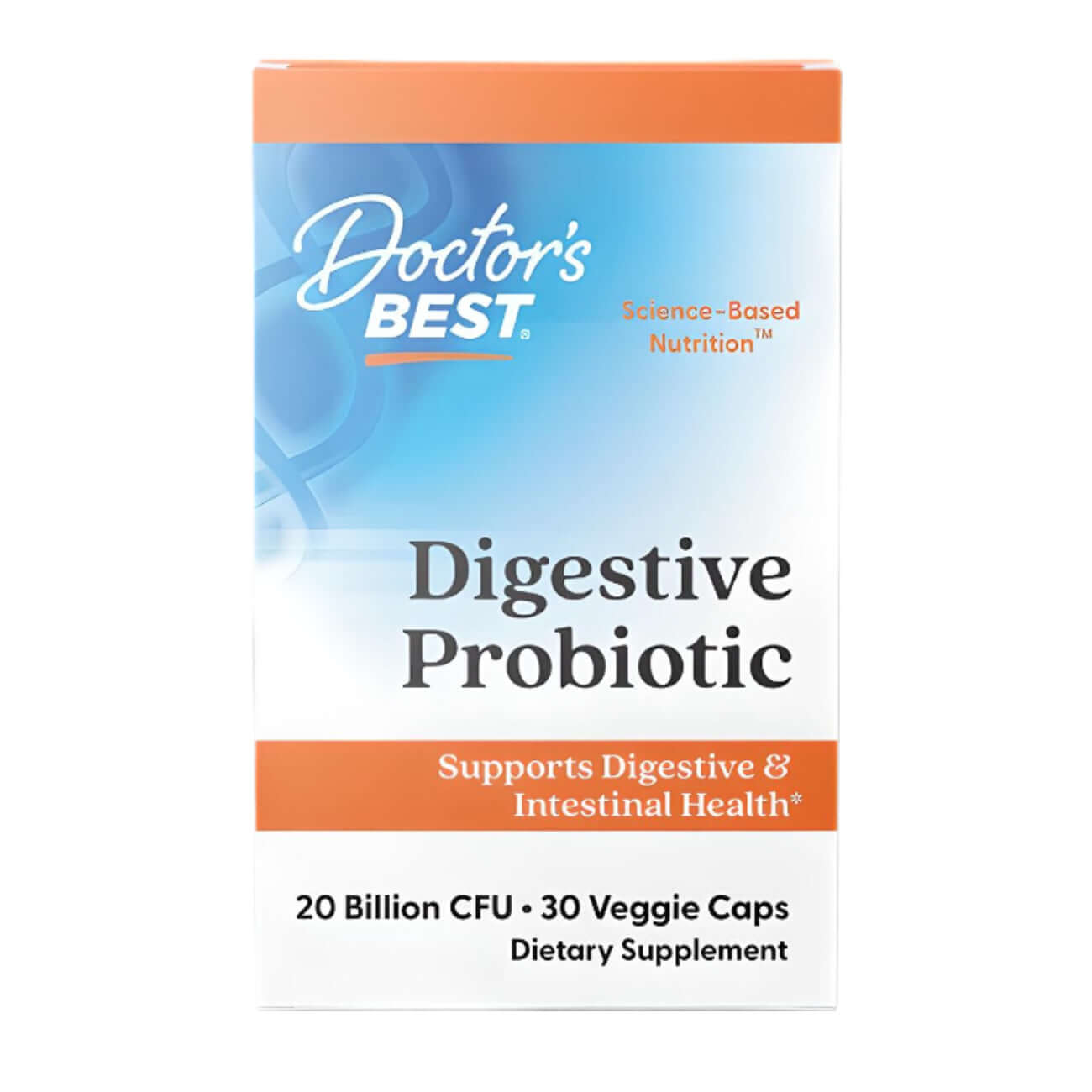 Doctors Best Digestive Probiotic 20 billion CFU