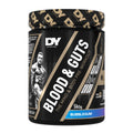 DY Nutrition Blood & Guts Pre-Workout, 380g, Bubblegum flavor. Supplement for energy and focus.