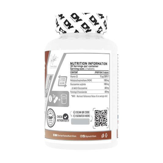 Dorian Yates Nutrition Joint Support Nutrition Facts
