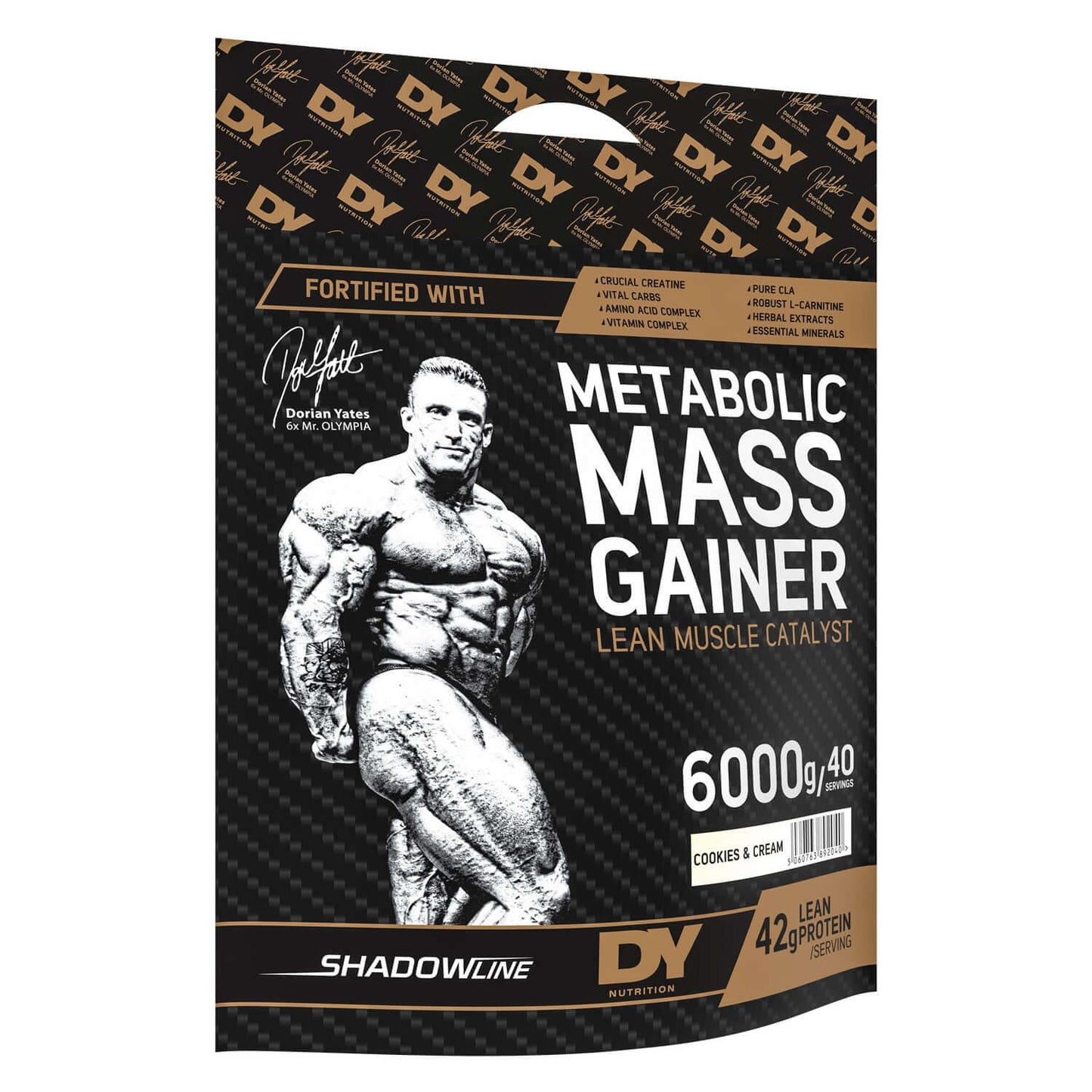 Dorian Yates Nutrition Metabolic Mass Gainer Size: 6kg Flavour: Chocolate