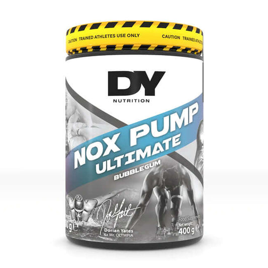 Dorian Yates Nutrition NOX Pump Ultimate Size: 400g Flavour: Bubblegum
