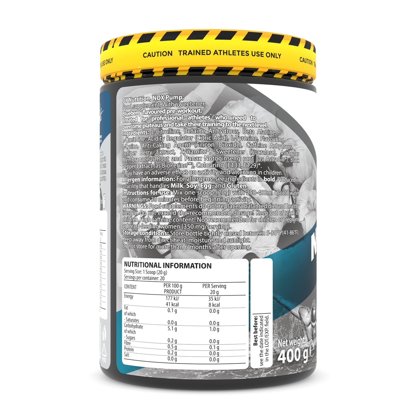 Dorian Yates Nutrition NOX Pump Ultimate Pre-Workout