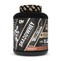 Dorian Yates ShadoWhey 2kg Chocolate whey protein concentrate. 21.5g protein, 7.17g BCAAs per serving.