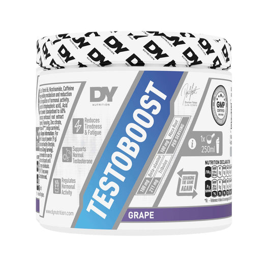 Dorian Yates Nutrition Testo Boost Size: 30 Svgs Flavour: Grape