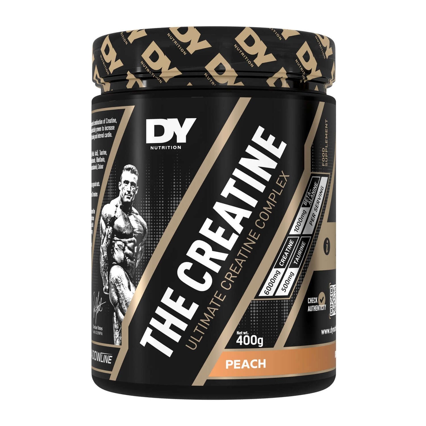 Dorian Yates Nutrition The Creatine Size: 400g Flavour: Peach