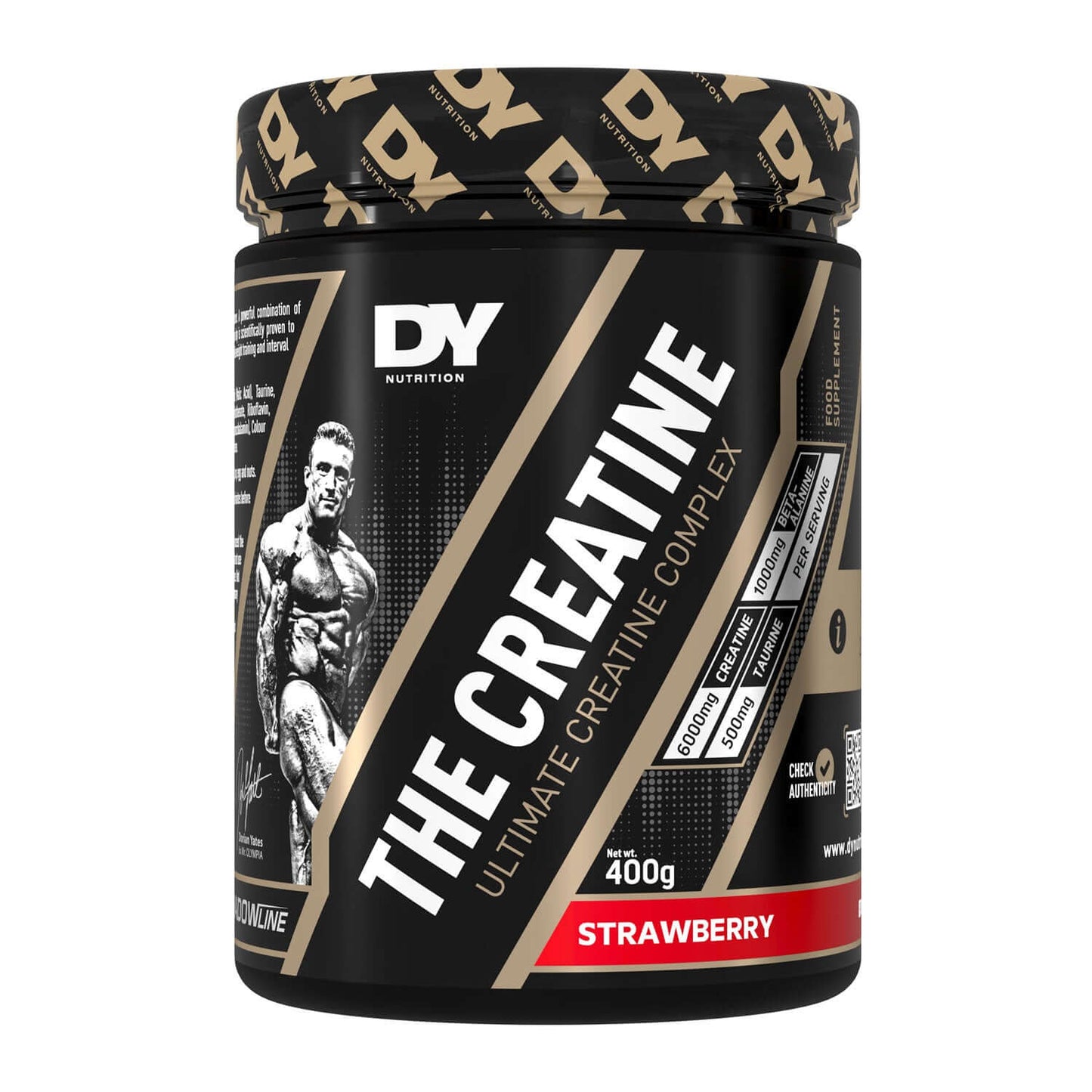 Dorian Yates Nutrition The Creatine Size: 400g Flavour: Strawberry