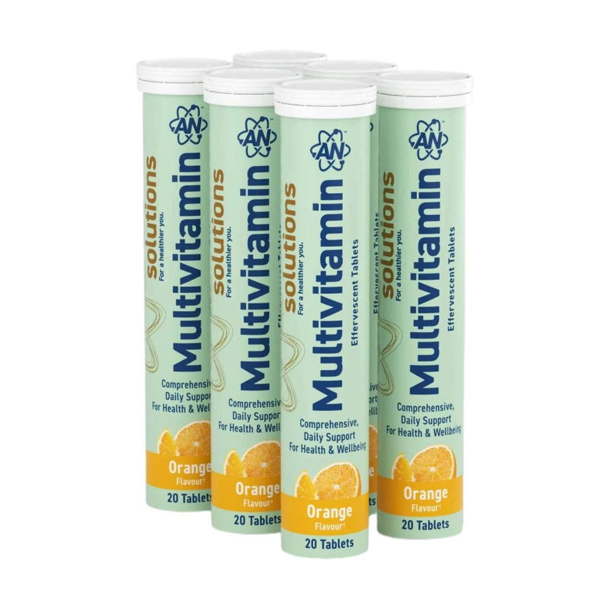 Applied Nutrition Multivitamin Effervescent Tablets Size: 6 x 20 Tablets Flavour: Orange