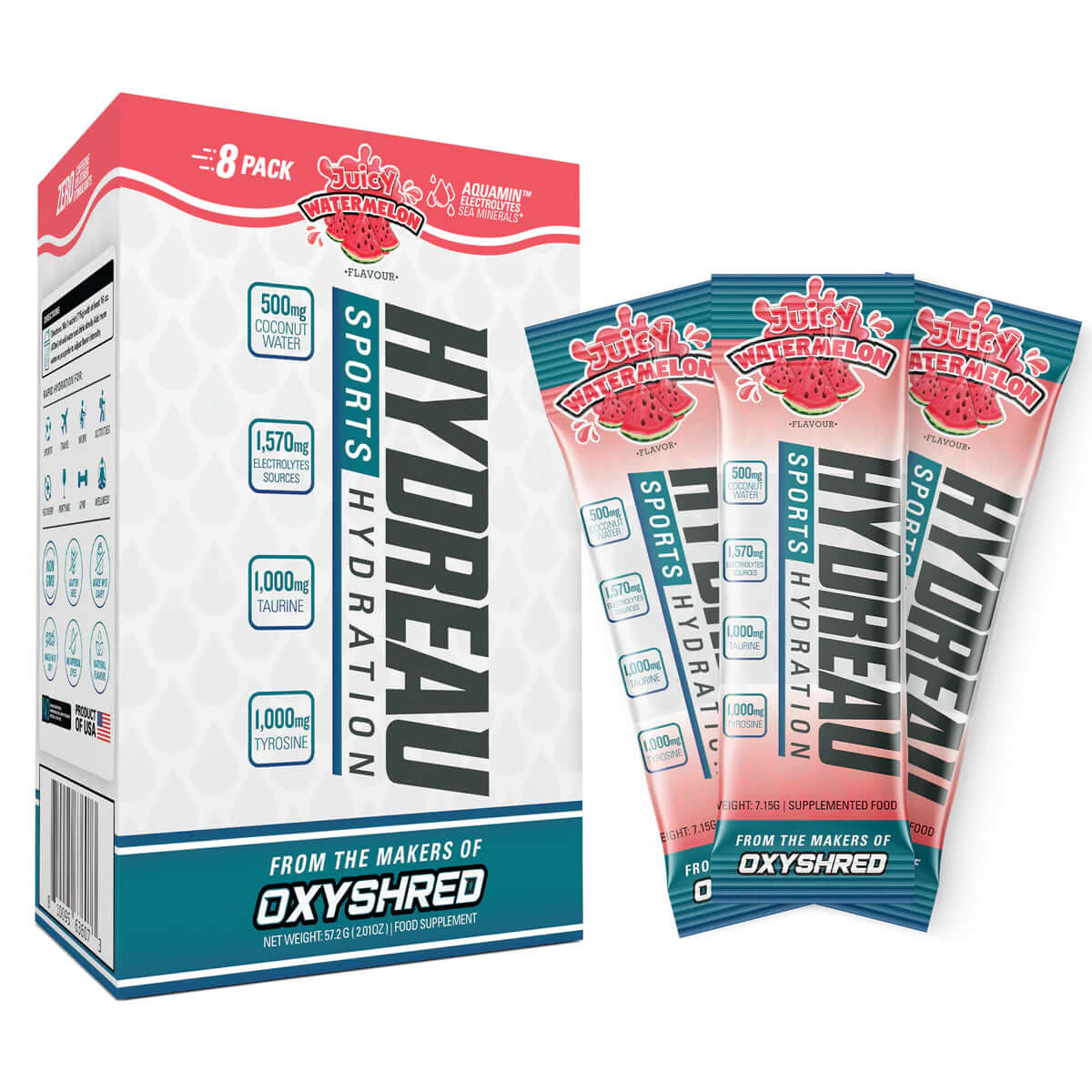 EHP Labs Hydreau Stick Pack Size: Box of 8 Flavour: Fijian Pineapple