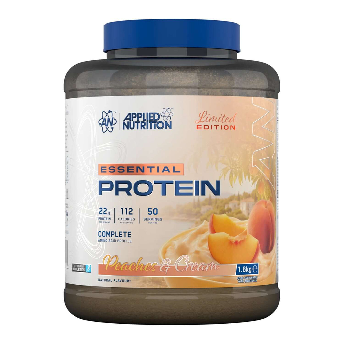Applied Nutrition Essential Protein Size: 1.6kg Flavour: Peaches & Cream