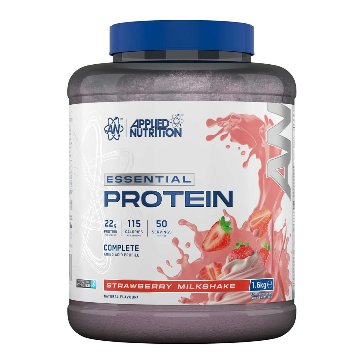 Applied Nutrition Essential Protein Size: 1.6kg Flavour: Strawberry Milkshake