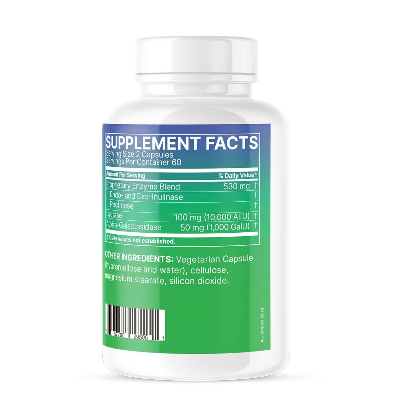 Microbiome Labs FODmate Nutrition Facts