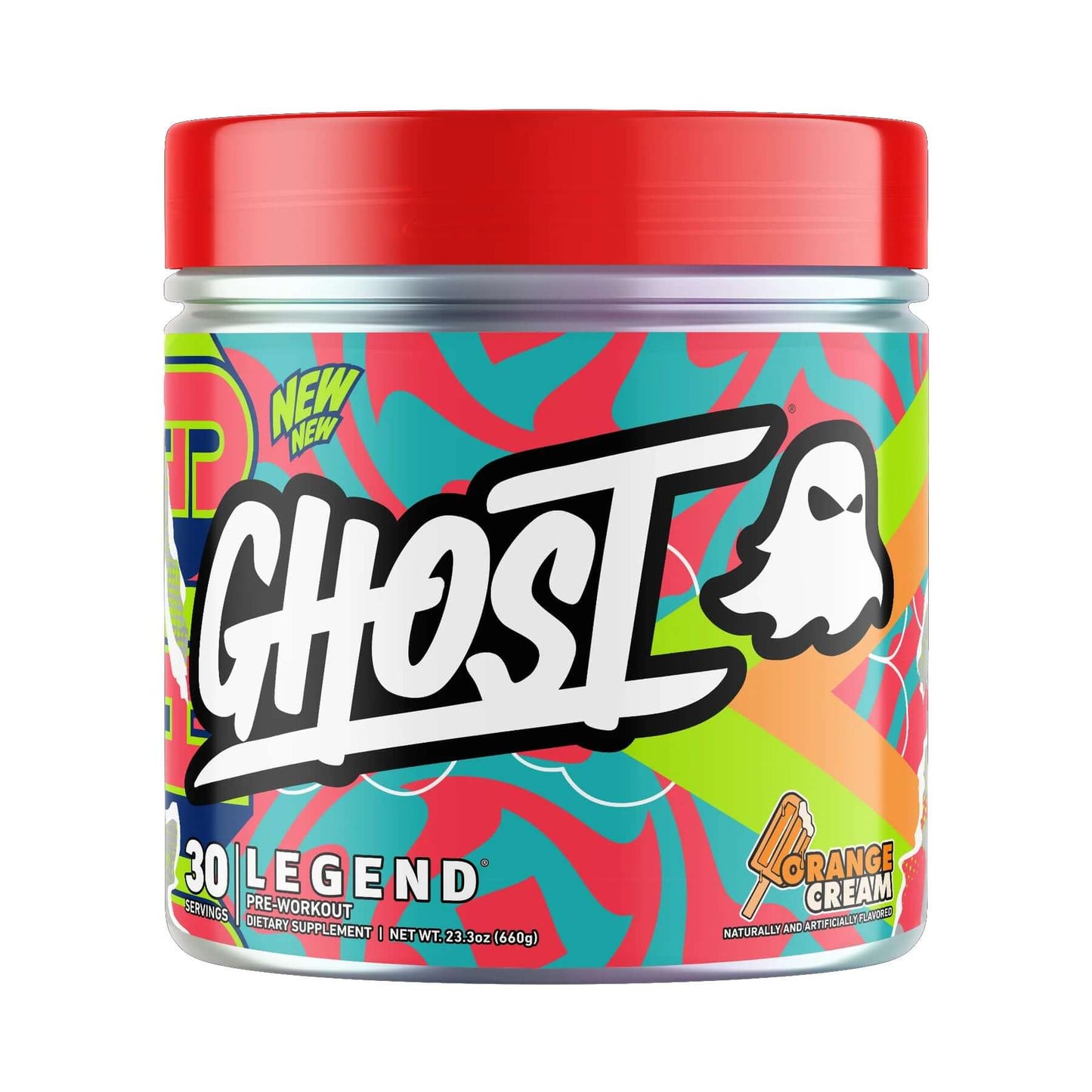 Ghost Legend Size: 30 Svgs Flavour: Orange Cream