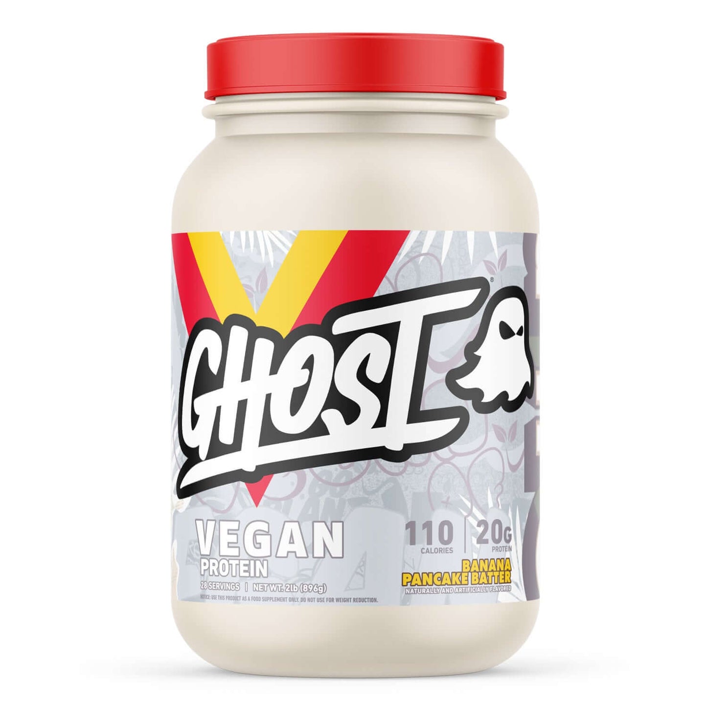 Ghost Vegan Protein Size: 907g Flavour: Banana