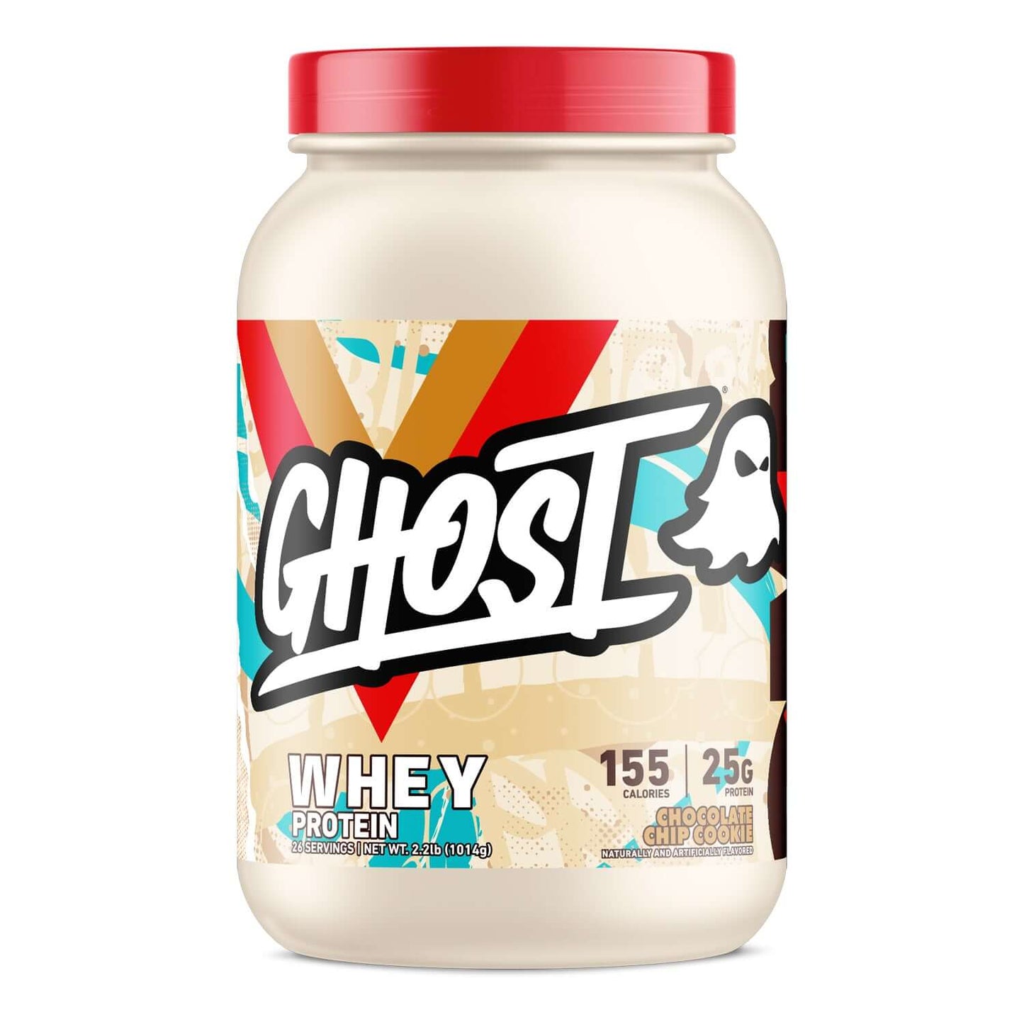 Ghost Whey Protein Size: 907g Flavour: Choc Chip Cookie