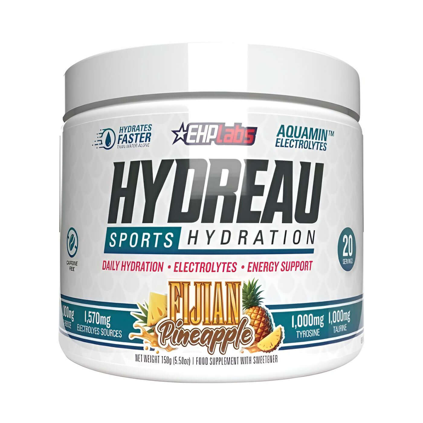 EHP Labs Hydreau Size: 20 Svgs Flavour: Fijian Pineapple