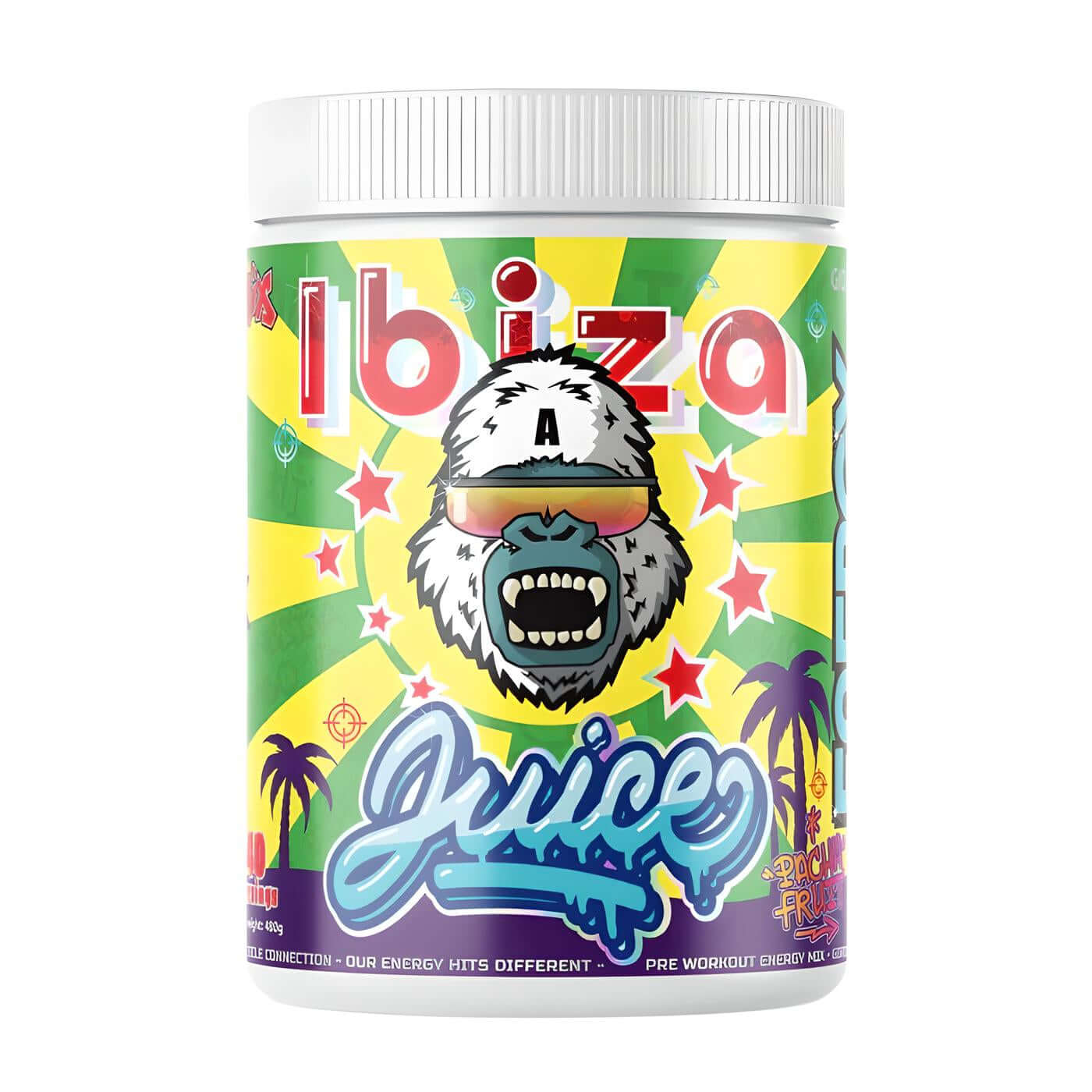 Gorillalpha Ibiza Juice Size: 480g Flavour: Pacha Fruit Strawberry Watermelon