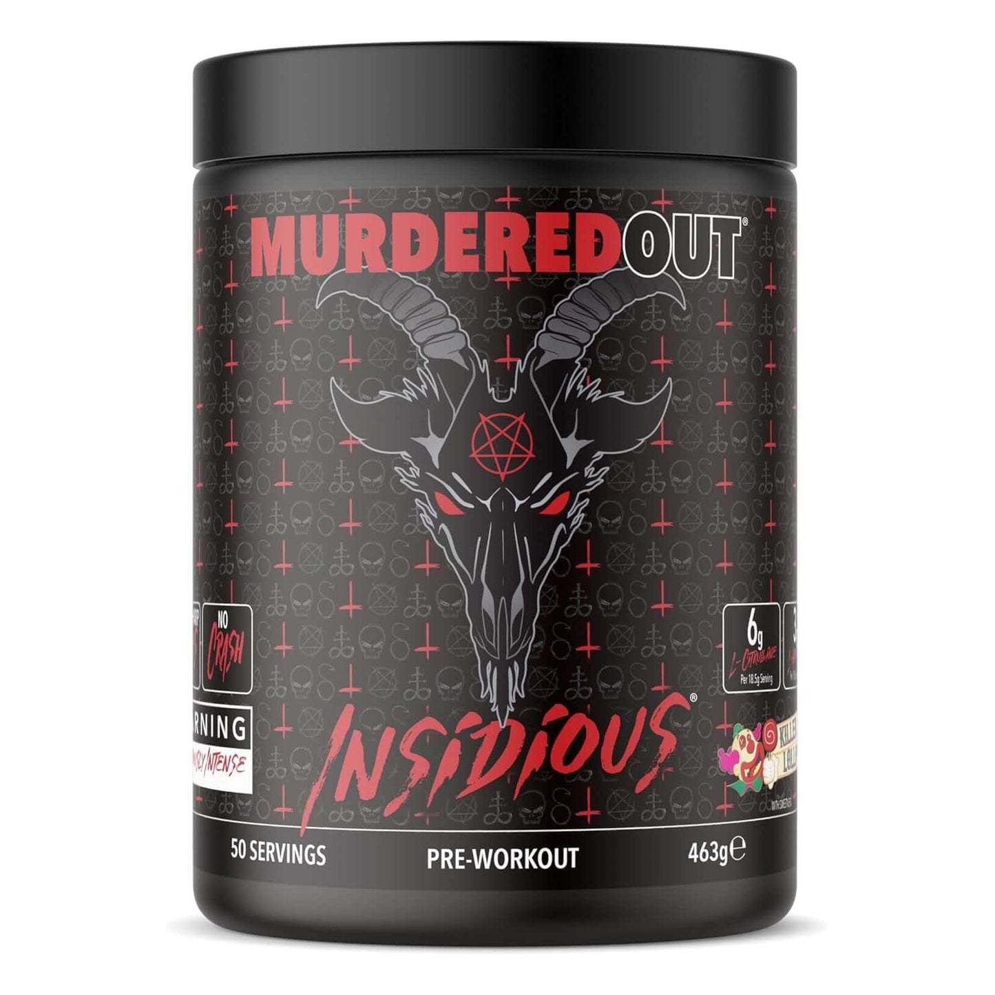 Murdered Out Insidious Size: 463g Flavour: Killer Lollipop