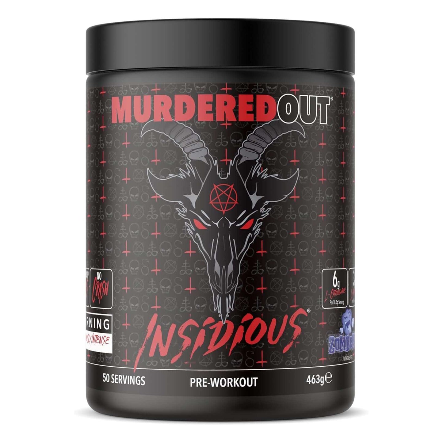 Murdered Out Insidious Size: 463g Flavour: Zomberry