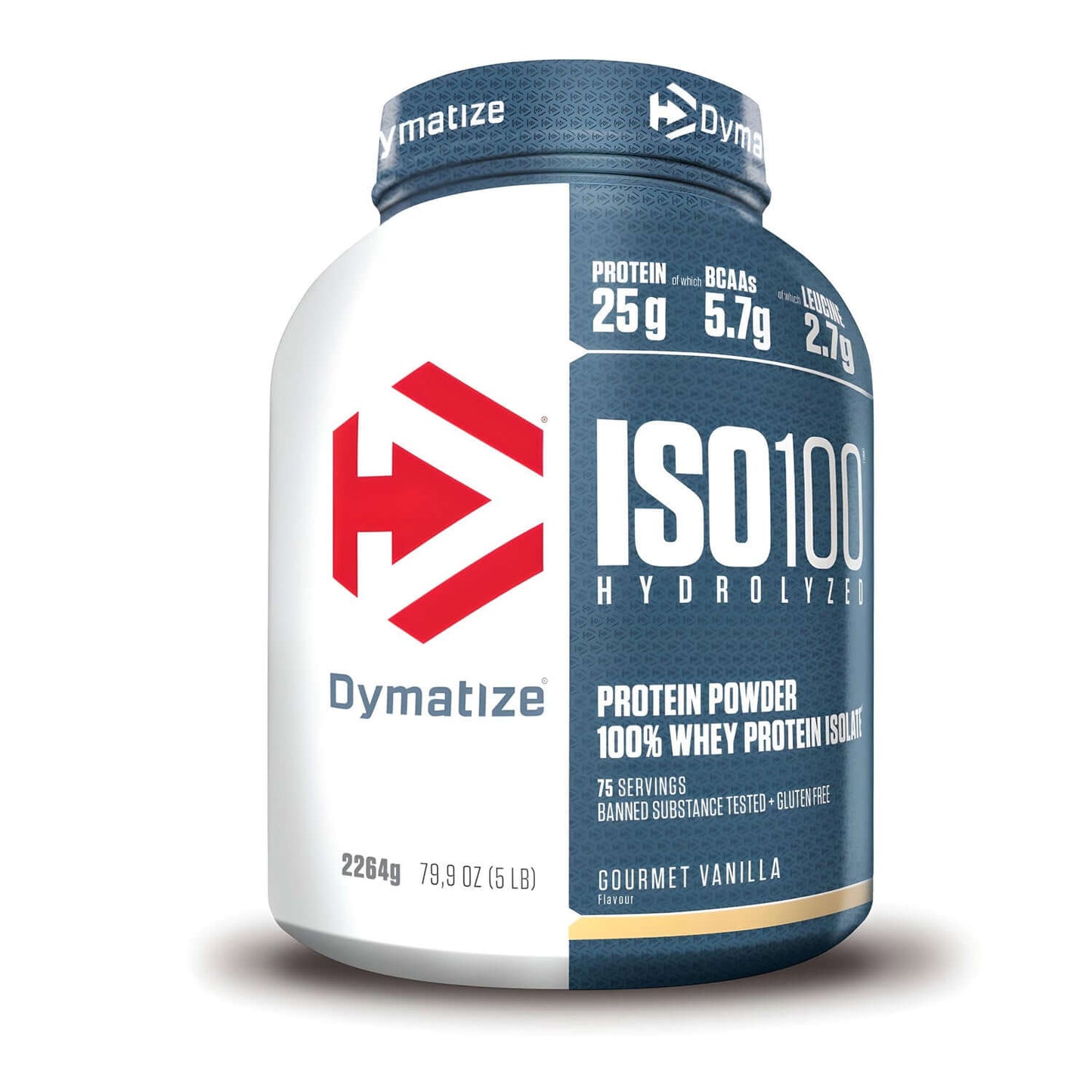 Dymatize ISO 100 Hydrolyzed Whey Protein Isolate Size: 2.2kg Flavour: Gourmet Vanilla