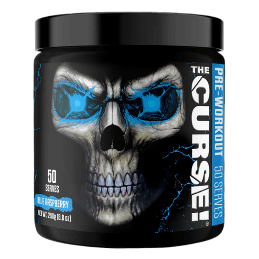 JNX Sports The Curse Pre Workout Size: 50 Svgs Flavour: Blue Raspberry