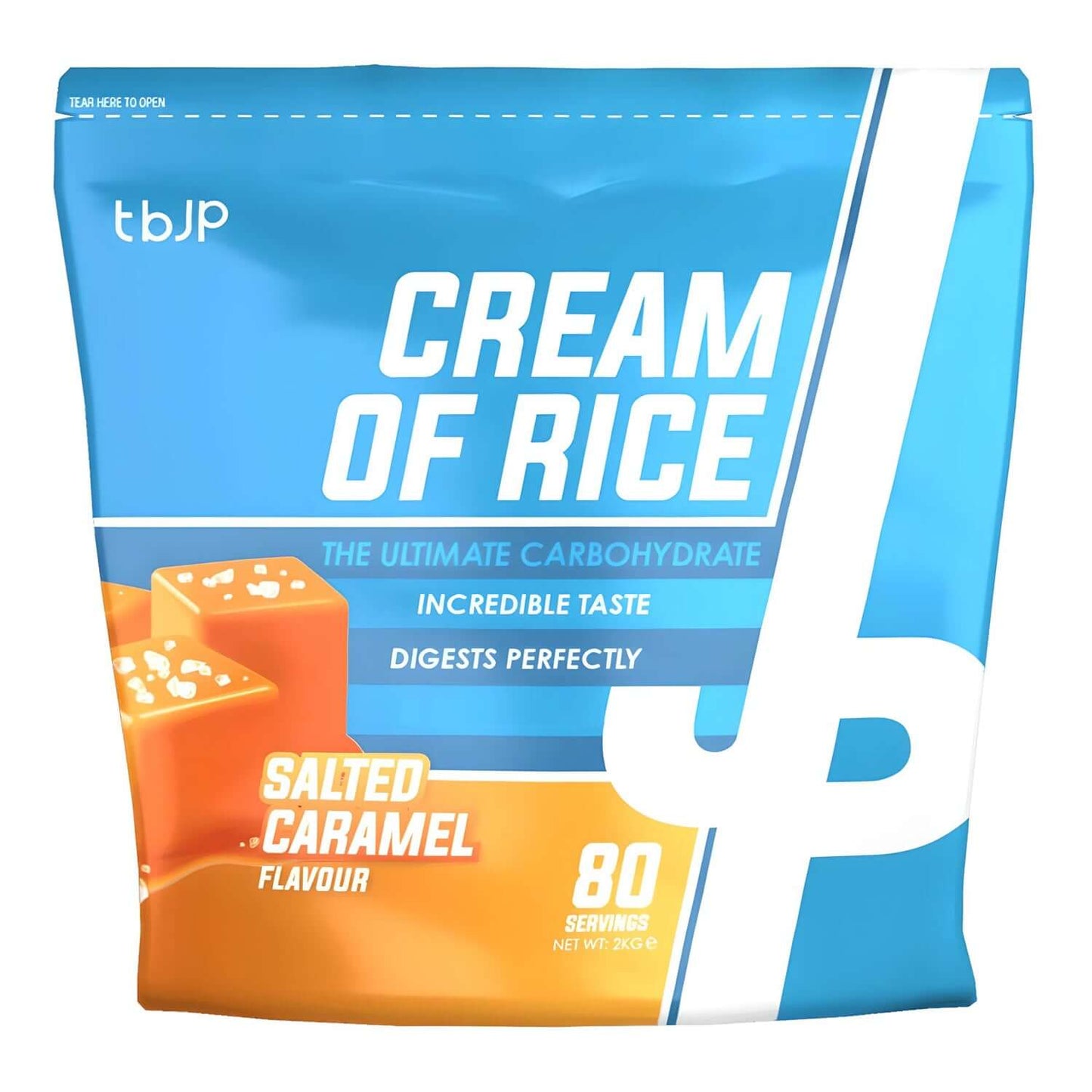 Trained By JP Cream Of Rice Size: 2kg Flavour: Salted Caramel