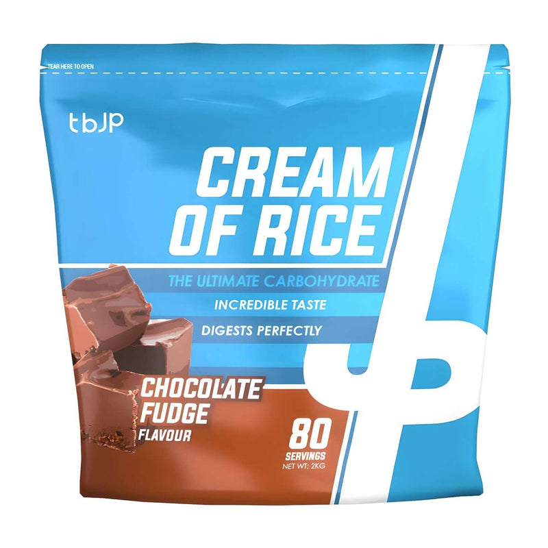Trained By JP Cream Of Rice Size: 2kg Flavour: Chocolate Fudge