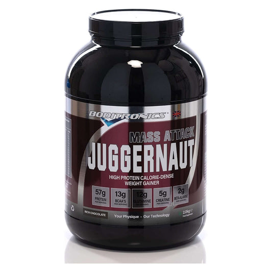 Boditronics Mass Attack Juggernaut Size: 2kg Flavour: Rich Chocolate